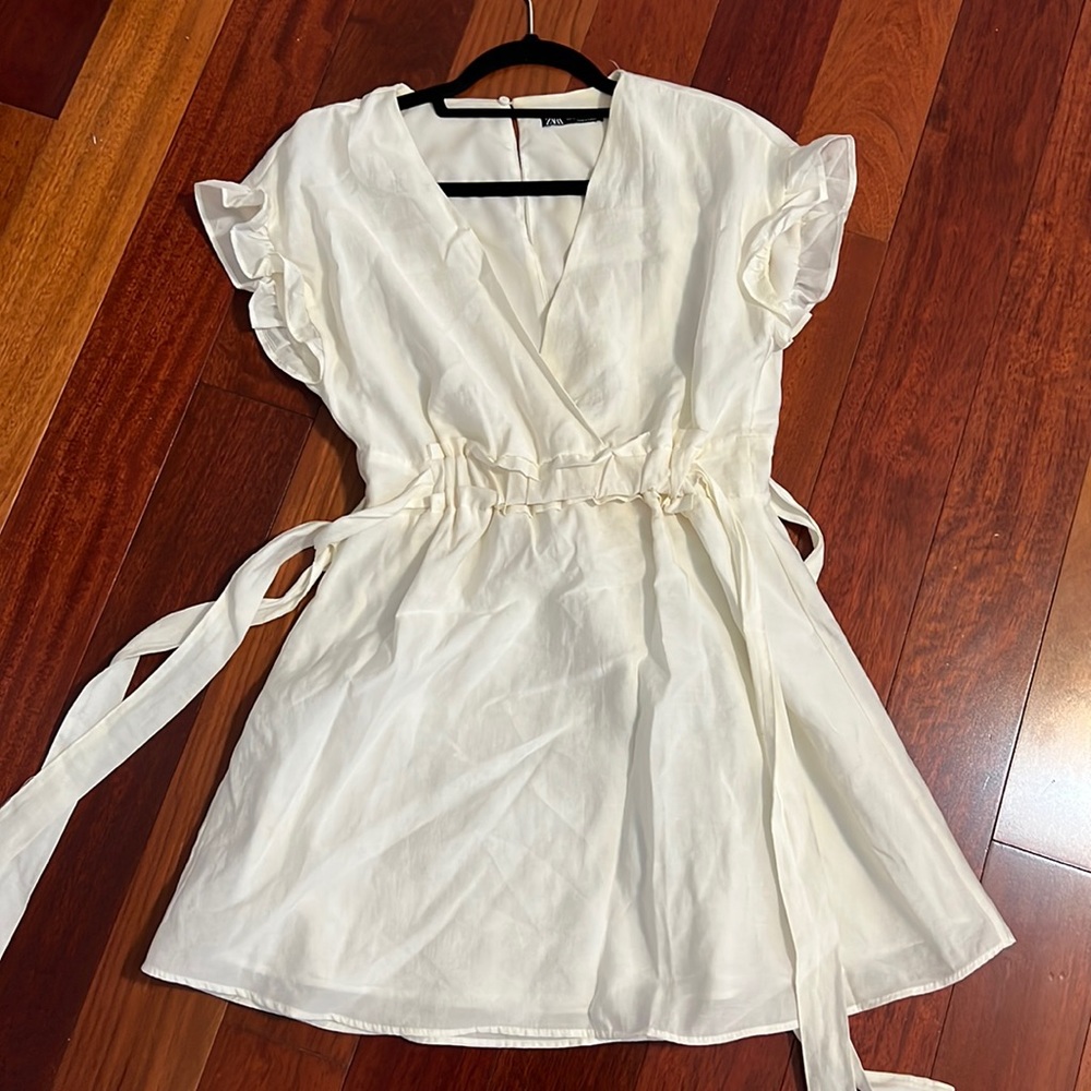 Zara white dress
